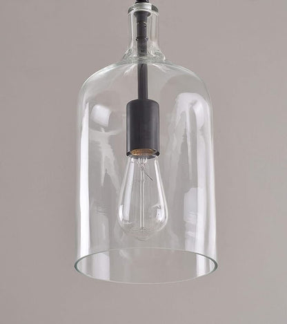 Kenroy Home Capri 1 Light Mini Pendant with Blackened Oil Rubbed Bronze Finish, Casual Style, 15.25" Height, 6.125" Width, 6.125" Depth