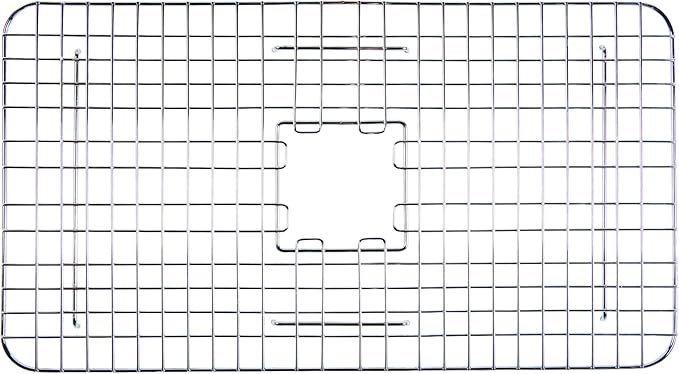 SinkSense Wren 27" x 15" Kitchen Sink Bottom Grid, Stainless Steel