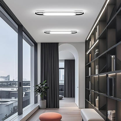 3Ft Smart LED Ceiling Lighting,50W High Brightness Linear Flush Mount Light Fixture,36.2" Dimmable Led Ceiling Lamp with Remote Control for Kitchen,Garage,Hallway,Laundry,Study Room.