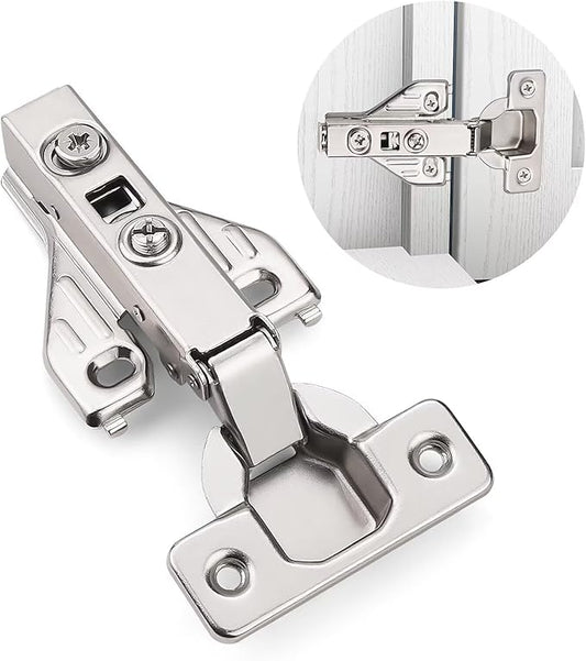 10 Pairs （20 Pack） Soft Close Kitchen Cabinet Door Hinges fit for Face Frame Cabinet,105 Degree Opening Angel Self Closing with Mounting Screws by Probrico