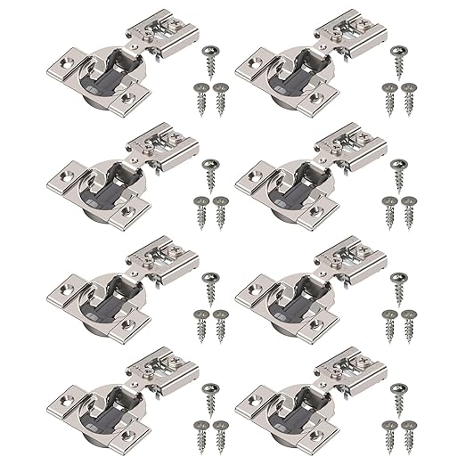 Blum 38N355BE08x15 Compact Soft-Close 1/2'' Overlay Blumotion Hinge, Nickel Finish (Pack of 15)