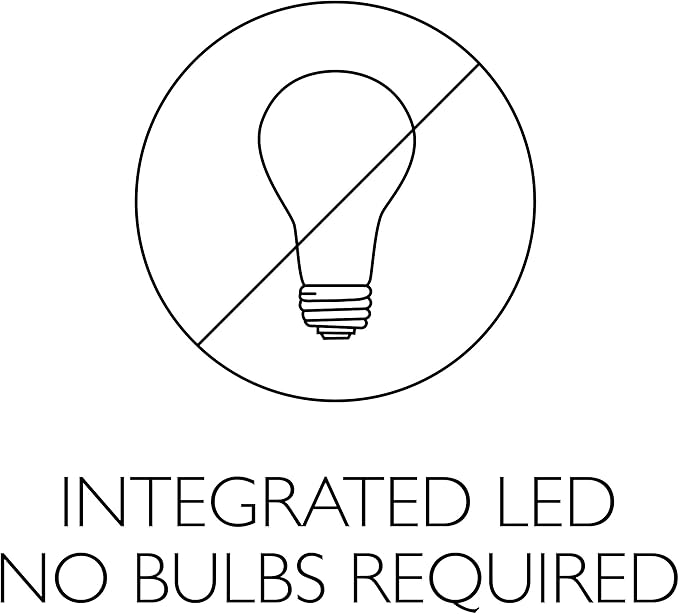 Design House Longmont Integrated LED Indoor/Outdoor Wall Light Frosted Glass for Entrance Porch Patio, Oil Rubbed Bronze – Design House, 180331