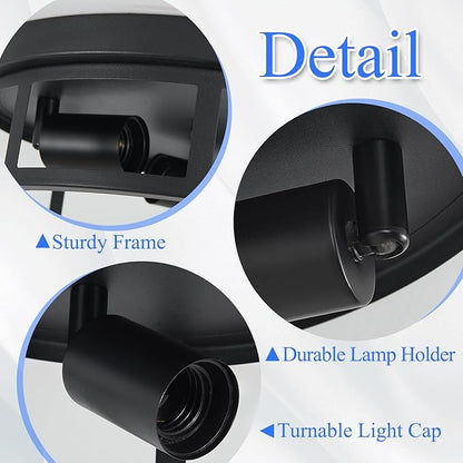 SKEJAO Ceiling Light Fixture,Black Flush Mount Ceiling Light,13 Inch Hallway Light fixtures Ceiling,Light Fixtures Ceiling Mount for Farmhouse,Kitchen (1, 13 inch)