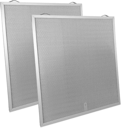 2 Pack S99010430-003 Grease Range Hood Filters 15-3/4" X 16-7/8" X 3/8" Compatible with Broan Range Hood Filter, Aluminum Filter, Replaces 99010430-003 AP6261942