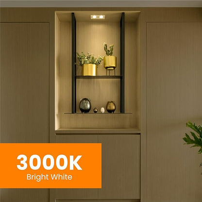 Feit Electric 20-Watt Xenon Halogen Light Bulb,Dimmable,3000K Bright White,G8 Bi-Pin Base,170 Lumens,90+ CRI,Cool & Long-Lasting for Under Cabinet,Accent,Display & Task Lighting,3 Count (Pack of 12)