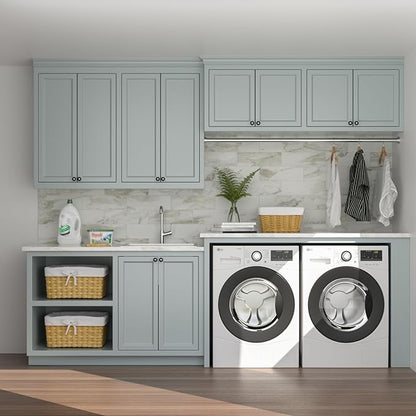 22 Inch Laundry Sink Drop In Laundry Utility Skins16 Gauge Stainless Steel Single Bowl Sink 12" Deep Single Bowl Laundry Room Sinks 22x22x12