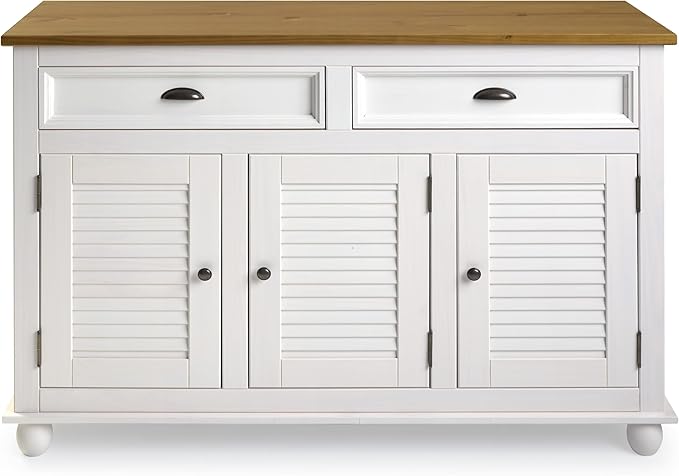 Furniture Dash Sideboard/Kitchen Island Easy Assembly Corona Snow