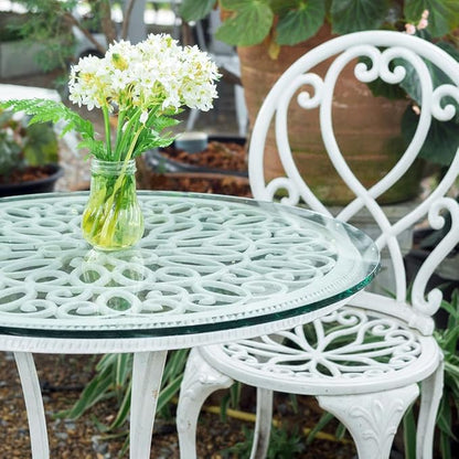 Dulles Glass 50 inch Round Glass Table Top - Tempered - 1/2" Thick Glass Surface, Safe Beveled Edge, Multipurpose for Dining Table, Patio, Coffee and End Table