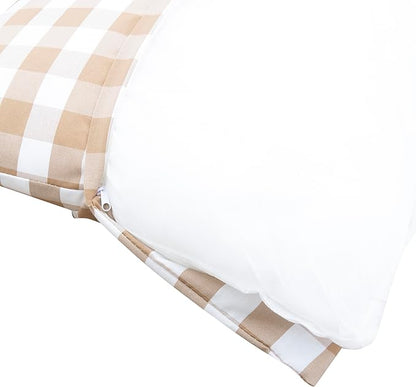 Linon Tobin White Dining Nook with Hidden Storage Includes Beige Cushion Set and Pillows