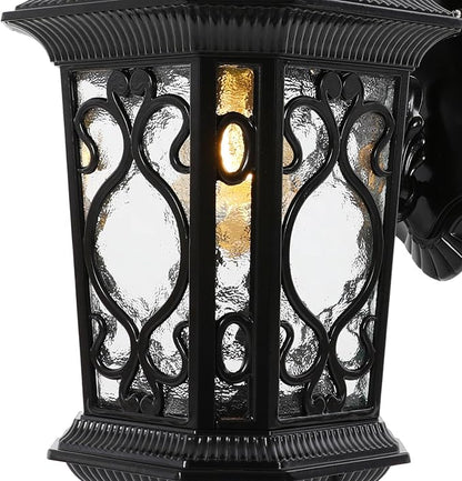 Outdoor Wall Light Fixtures, IP55 Waterproof Outside Wall Lantern Retro Exterior Wall Sconces Vintage Wall-Mounted Lights for Garage House Porch Doorway, E26 w/o Bulb