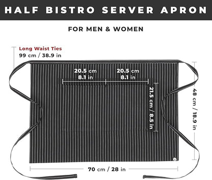 Chef Works Unisex Half Bistro Server Apron