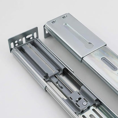 LONTAN 10 Pairs Rear Mounting Brackets for Drawer Slide - B4502 Cabinet Drawer Bracket for Face Frame Cabinets Kitchen Replacement Parts for 1.77 inch(45mm) Width Furniture Gildes