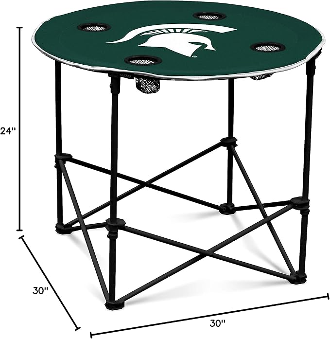 Logo Brands Officially Licensed NCAA Unisex Round Table, One Size, Team Color