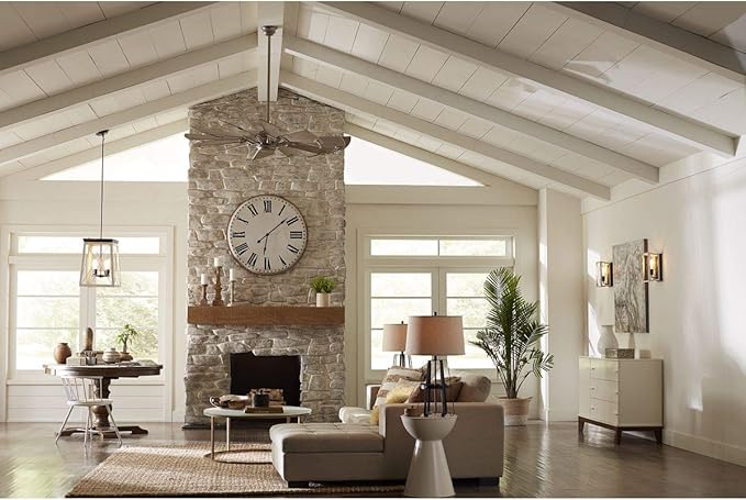 Progress Lighting P500178-143 Briarwood Collection Four-Light Hall and Foyer, Graphite