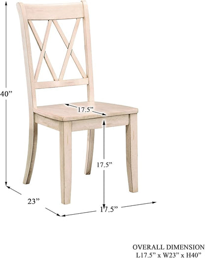 Lexicon 5-Piece Dining Set, White