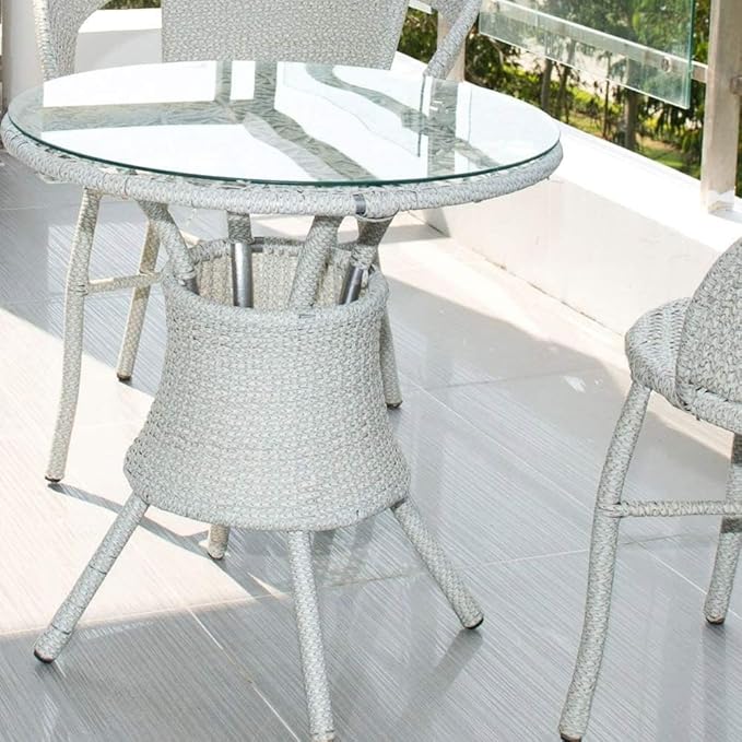 Dulles Glass 18 inch Round Glass Table Top - Tempered - 3/8" Thick Glass Surface, Safe Flat Polished, Multipurpose for Dining Table, Patio, Coffee and End Table