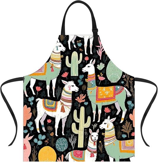 Apron Adjustable Waterproof with Two Deep Pockets Wowen men for Summer BBQ Pool Parties & Resorts
