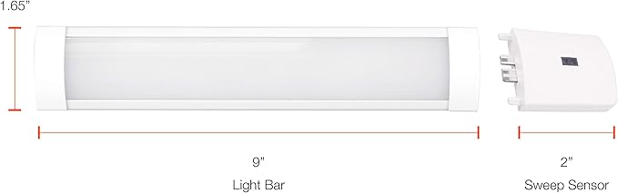 Sylvania TruWave Natural Series 3-Way Selectable 9" LED Under Cabinet Light Starter Kit, Soft / Cool / Daylight, Plug-in Adapter - 1 Pack