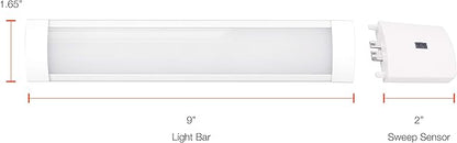 Sylvania TruWave Natural Series 3-Way Selectable 9" LED Under Cabinet Light Starter Kit, Soft / Cool / Daylight, Plug-in Adapter - 1 Pack