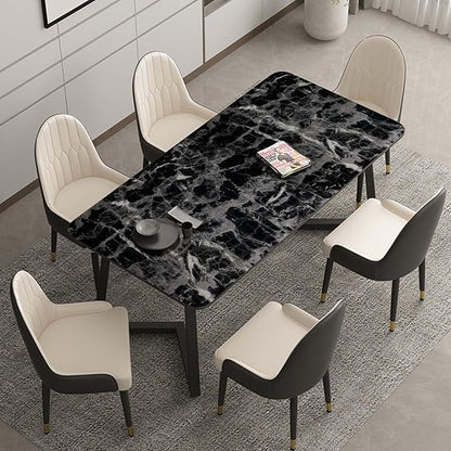 Abyssaly Black Marble Contact Paper 15.7In X 118In Peel and Stick Wallpaper Self Adhesive Vinyl Decorative Marble Paper for Kitchen Countertops Furniture Cabinet