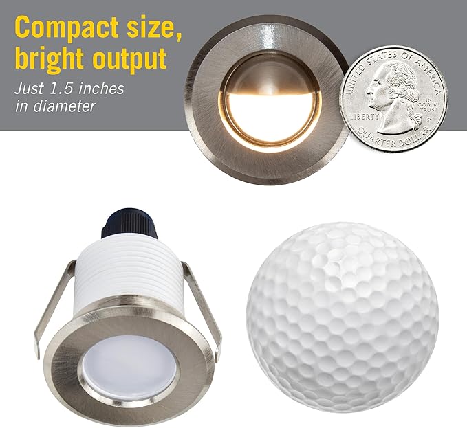 Armacost Lighting RGB Mini Recessed LED Light, Indoor/Outdoor 241127 (Series 2)