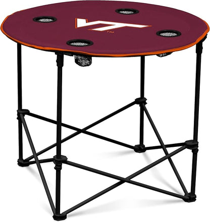 Logo Brands Officially Licensed NCAA Unisex Round Table, One Size, Team Color