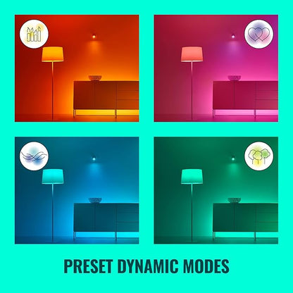 WiZ LED Strip Starter Kit (6.6') and Extension (3.3') - Smart- Full-Color- Low-Voltage Light - Connects to Your Existing Wi-Fi - Control with Voice or App - Google Home- Alexa and Siri Shortcuts