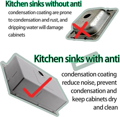 Kitchen Sink, 304 Stainless Steel Sink, Single Bowl, Drop In Kitchen Sink with Complete Accessories, Perfect for Homes, Apartments, and Modern Kitchens in All Settings(Gunmetal, 30 * 18 in)