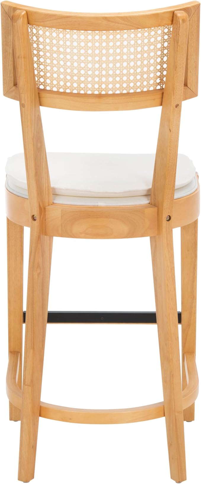 SAFAVIEH Home Collection Galway Natural 27-inch Seat Height Counter Stool for Kitchen Island Breakfast Nook