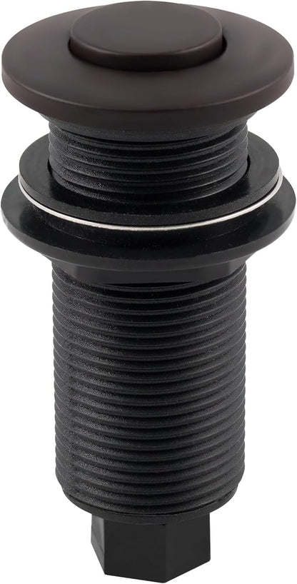 Westbrass ASB-B3-12 Sink Top Waste Disposal Replacement Air Switch Trim Only, Flush Button, Oil Rubbed Bronze