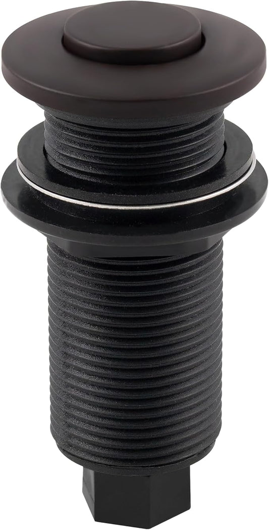 Westbrass ASB-B3-12 Sink Top Waste Disposal Replacement Air Switch Trim Only, Flush Button, Oil Rubbed Bronze