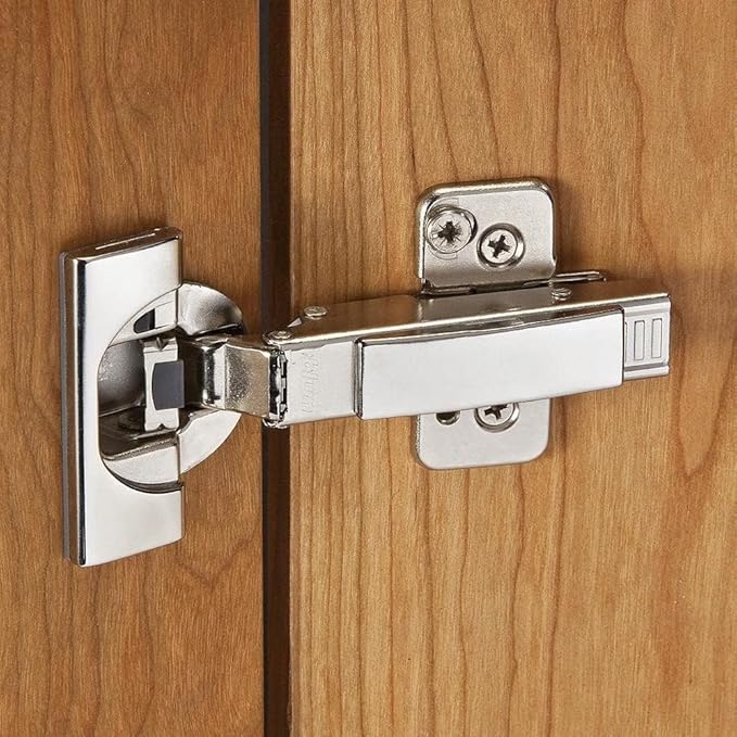 Full Overlay Blum 110 deg Soft-Close BLUMotion Clip Top Frameless Hinges, Pair by Blum