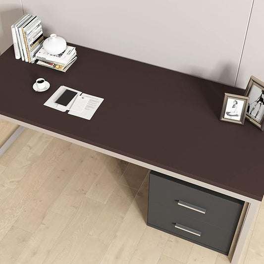 Decotalk 17.7x400 Inch Dark Brown Wallpaper Stick and Peel Brown Wallpaper Removable SolidBrown Wall Paper for Bedroom Contact Paper for Cabinets and Drawers Solid Color Vinyl