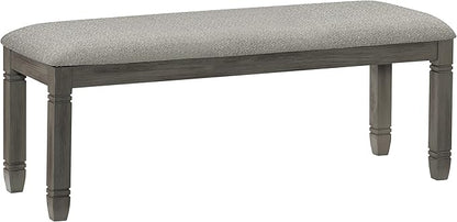 Lexicon Saratoga Dining Bench, Antique Gray