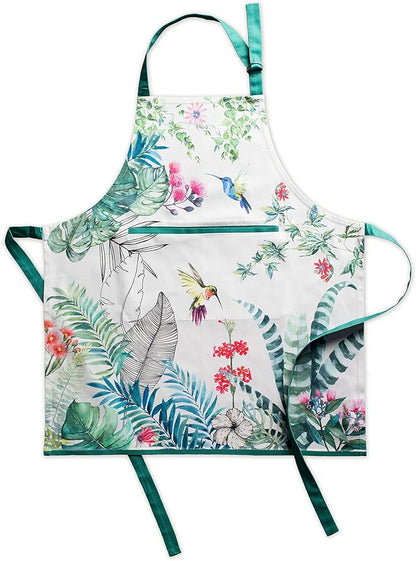 Maison d' Hermine 100% Cotton Apron for women with Pocket Kitchen Chef Apron for Men Cooking Mothers Day Gifts