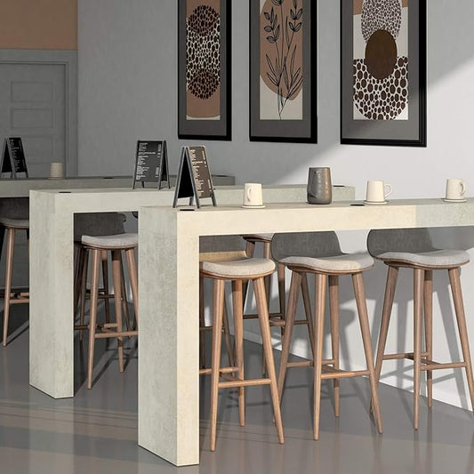 Mobili Fiver, Evolution Peninsula 70.9 x 15.7 in, Concrete Effect, Grey, Made in Italy
