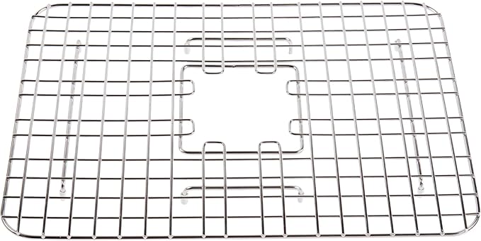SinkSense Venturi 19.5" x 14" Kitchen Sink Bottom Grid, Stainless Steel