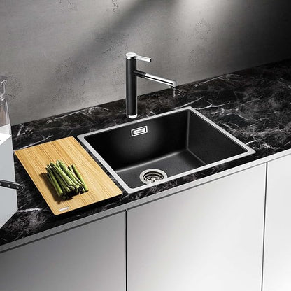 Abyssaly Black Marble Paper 24" x 196" Granite Wallpaper Peel and Stick Countertop Paper Self Adhesive for Kitchen Bathroom and Furniture