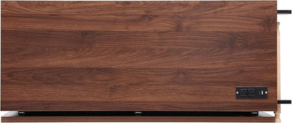 Ball & Cast 46.5" Kitchen Island with Drape of Beads&Power Outlet,Rolling Kitchen Cart on 5 Wheels W/ 3 Drawers,Kitchen Storage Cart W/Internal Iron Shelf&Towel Rack,for Kitchen,Dining Room,Black