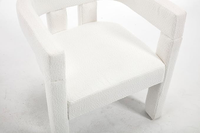 GOWE Modern Dining Chairs Set of 2, Mid-Century Upholstered Kitchen Chairs, Comfortable Padded Seat and Back, Set for Small Space, Dining Table, Kitchen Island, Living Room