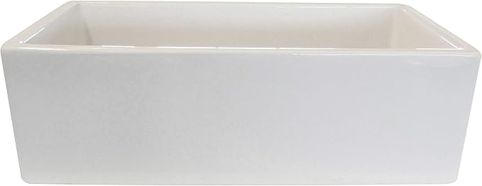 Fireclay sink, 33" Apron Front Farmhouse Kitchen Sink. Solid (Not Hollow.)