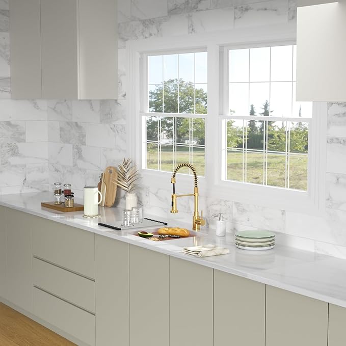 18 Inch White Undermount Sink - Beslend 18x18 White Kitchen Sink Granite Composite Bar Sink Undermount Square Sinks With Cover Small Prep Bar Workstation Sink Single Bowl Under Counter