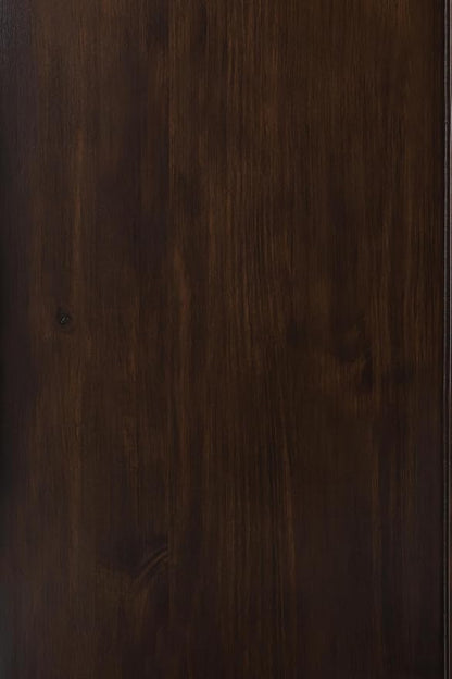 SIMPLIHOME Connaught Storage Cabinet - 46 inch Wide Solid Wood Low Storage Cabinet in Dark Chestnut Brown, Traditional Console for Living Room, Entryway, or Dining Room with Glass Doors and Shelves