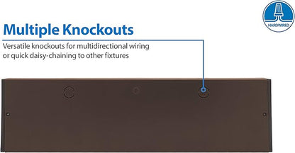 NUC-5 Series 12.5-inch Oil Rubbed Bronze Selectable LED Under Cabinet Light (NUC512SOB