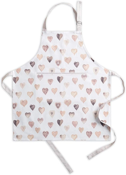 Maison d' Hermine 100% Cotton Apron for women with Pocket Kitchen Chef Apron for Men Cooking Mothers Day Gifts