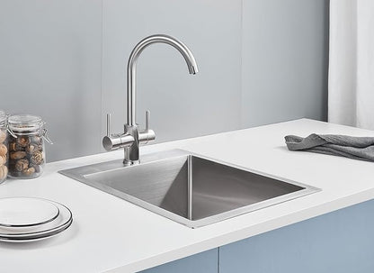17 inch Drop in Kitchen Sinks - TSIBOMU 17x19 inch Single Bowl Single Hole Topmount Kitchen Sink, 18 Gauge Stainless Steel Handmade Small Kitchen Bar Sink, Brushed