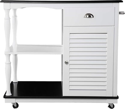GOWE Muxlow Rolling Kitchen Island w/Storage