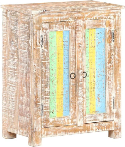 Floor Standing Kitchen Cupboard, for Dining Room, Living Room, Bedroom, Sideboard Side Cabinet Storage Home Organizer Wooden, 24"x13.8"x29.9" Rough Acacia Wood