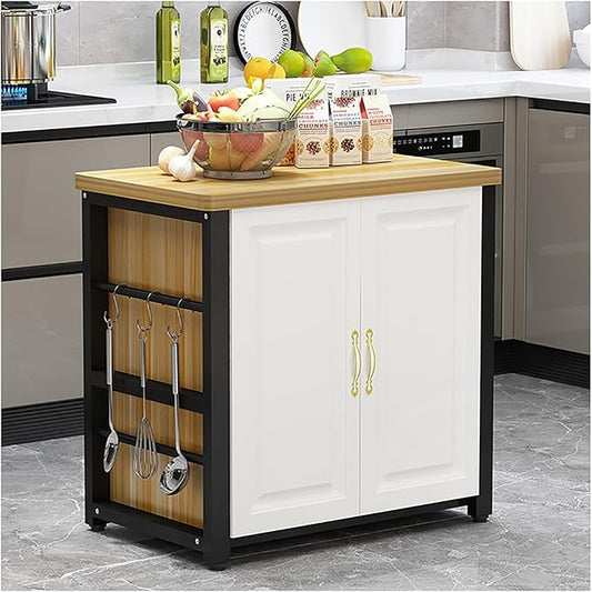 Kitchen Island with Cabinets, Freestanding Pantry Cabinet, Buffet Cabinet/Sideboard, Sideboard TV Stand for Dining Room, Living Room, Kitchen (Modern Buffet Table)(70x40cm/27.55x15.74in)