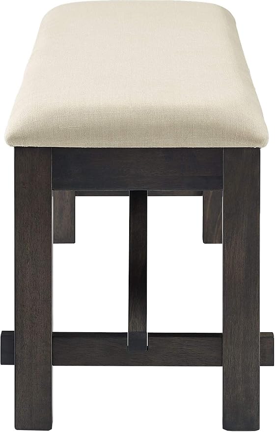Crosley Furniture Hayden Wood Dining Bench for Entryway or Mudroom, Slate